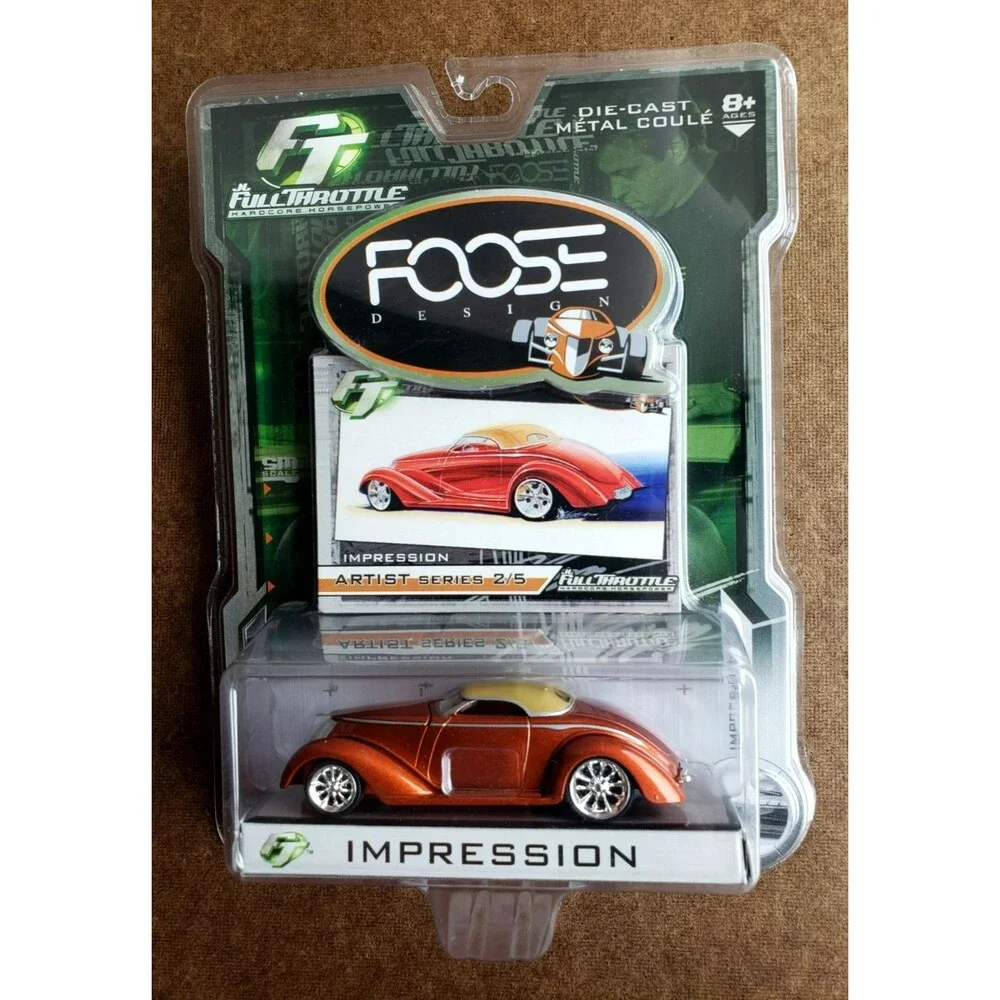 2006 JL FULL THROTTLE IMPRESSION Orange FOOSE DESIGN ARTIST SERIES #2/5 Die-Cast